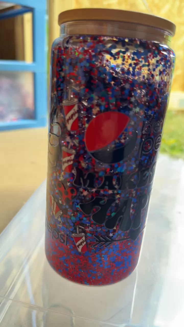 glitter snowglobe cups